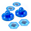 Carromco LED Puck & Pusher Set - Fun, Blau