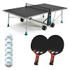 Cornilleau Tischtennis-Tisch-Set „200X Outdoor“, Grau