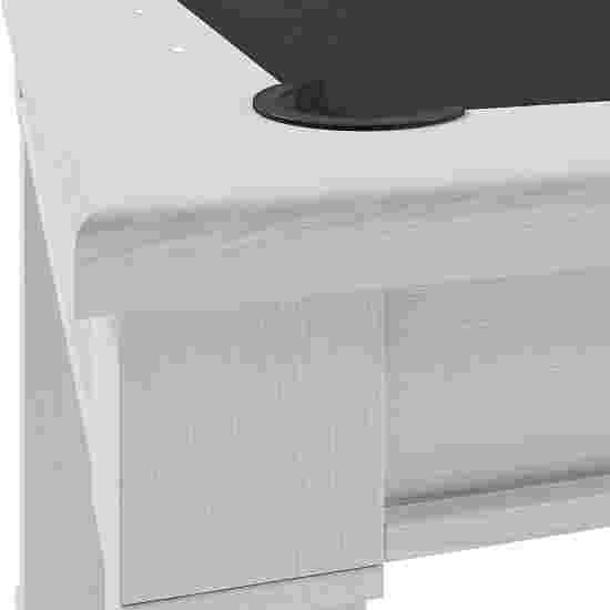 Bison Billard- und Esstisch Dolce Vita in Hamilton White 5 ft = 184x106 cm, Black