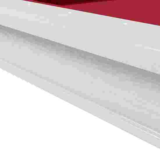 Bison Billard- und Esstisch Dolce Vita in Hamilton White 5 ft = 184x106 cm, Bordeux Rot