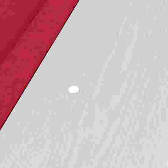 Bison Billard- und Esstisch Dolce Vita in Hamilton White 5 ft = 184x106 cm, Bordeux Rot