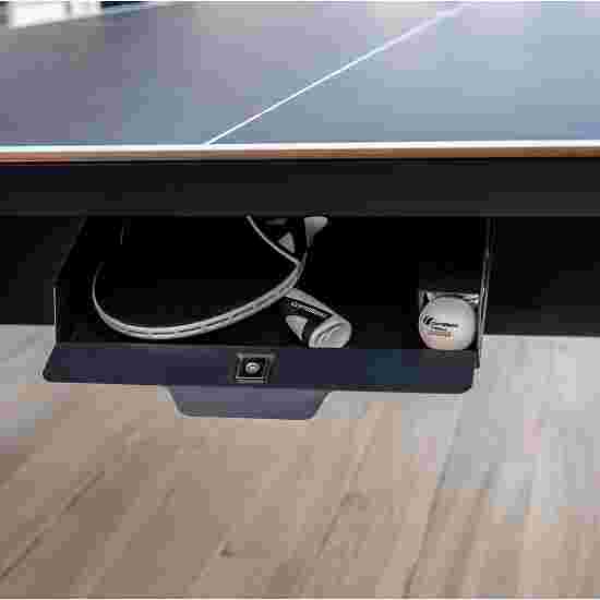 Cornilleau Tischtennisplatte Origin Outdoor &quot;Play-Style&quot; Turniergröße, Black Frame, Darkstone, mit Linie