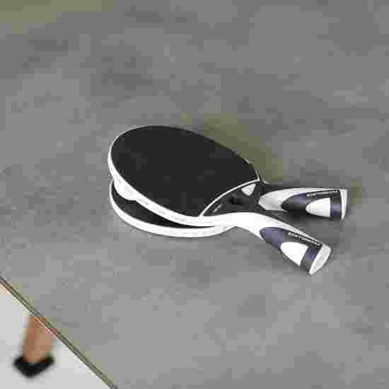 Cornilleau Tischtennisplatte Origin Outdoor &quot;Play-Style&quot; Medium, White Frame, Lightgreystone, ohne Linie