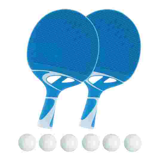 Cornilleau Tischtennisschläger-Outdoor Set &quot;Tacteo 30&quot; 6x Weiß