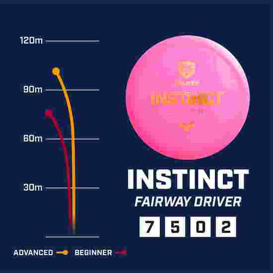 Discmania Instinct, Neo, Fairway Driver, 7/5/0/2 Pink, 173-176 g