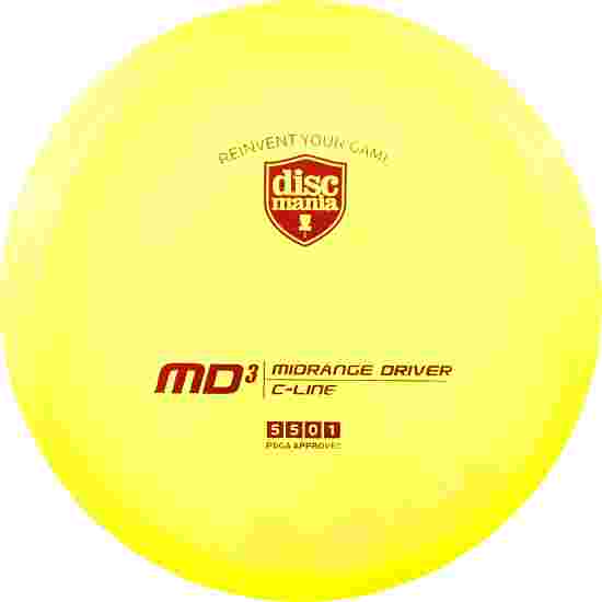 Discmania MD3, C-Line, Midrange, 5/5/0/1 Yellow, 177 g+