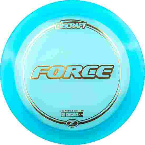 Discraft Force, Z Line, Distance Driver, 12/5/0/3 175 g, Transparent-Blau