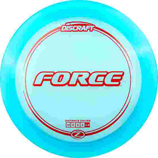 Discraft Force, Z Line, Distance Driver, 12/5/0/3 176 g, Transparent-Blau