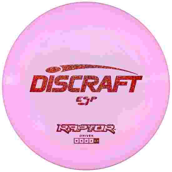Discraft Raptor, ESP Line, Distance Driver, 9/4/0/3 175 g, Pink Swirl-Metallic Red