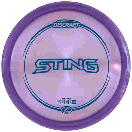 Discraft Sting, Z Line, Fairway Driver, 7/5/-2/1 179 g, Transparent Purple-Turquoise