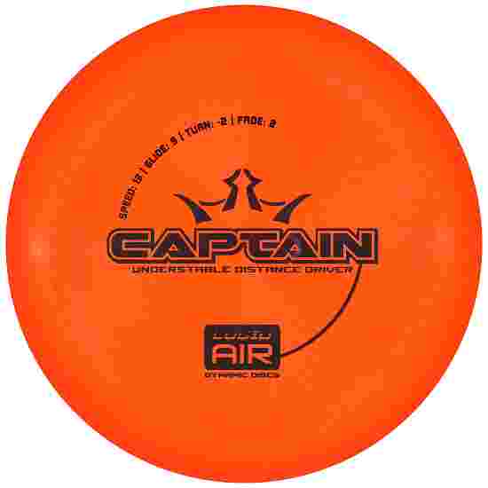 Dynamic Discs Captain, Lucid Air, Distance Driver, 13/5/-2/2 160-165 g, Orange-Black 165 g