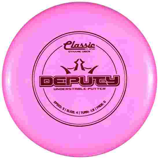Dynamic Discs Deputy, Classic Blend, Putter, 3/4/-1,5/0 Pink-Metallic Red 173 g