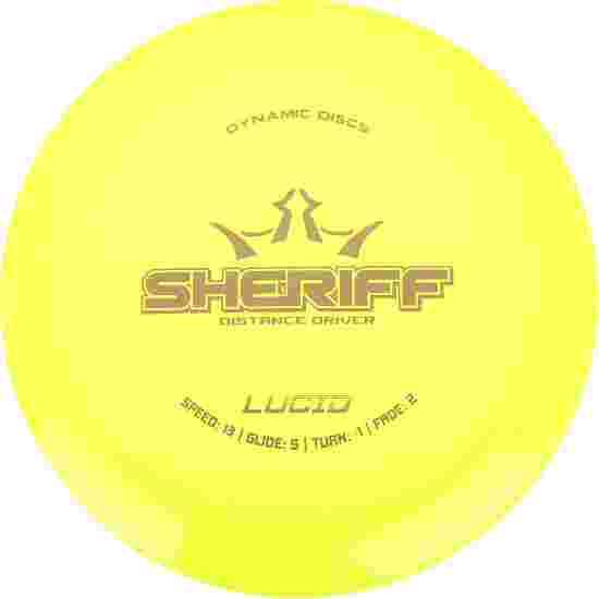 Dynamic Discs Distance Driver Lucid Sheriff, 13/5/-1/2 169 g, Yellow