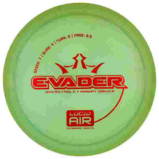 Dynamic Discs Evader, Lucid Air, Fairway Driver, 7/4/0/2,5 Green-Metallic Red 150 g
