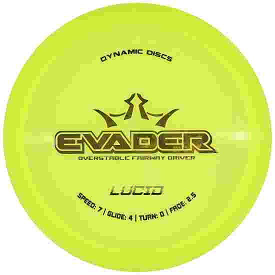 Dynamic Discs Evader, Lucid, Fairway Driver, 7/4/0/2,5 Yellow-Gold 168 g