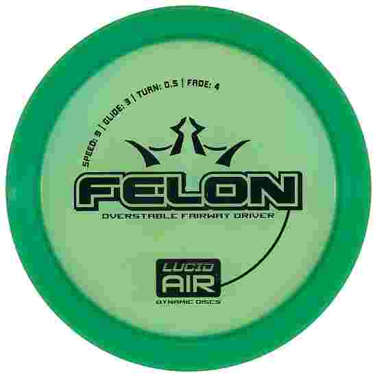 Dynamic Discs Felon, Lucid Air, Fairway Driver, 9/3/0,5/4 Green-Black 159 g