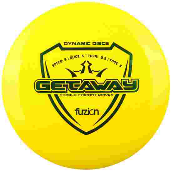 Dynamic Discs Getaway, Fuzion, Fairway Driver, 9/5/-0.5/3 173 g, Yellow