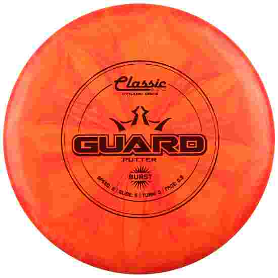 Dynamic Discs Guard, Classic Blend Burst, Putter, 2/5/0/0.5 173 g, Gelb-Rot