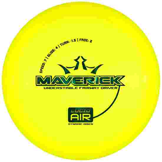 Dynamic Discs Maverick, Lucid Air, Fairway Driver, 7/4/-1,5/2 Yellow-Metallic Green 160 g