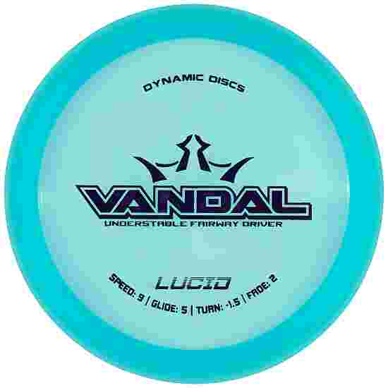 Dynamic Discs Vandal, Lucid, Fairway Driver, 9/5/-1,5/2 Turquoise-Met.Purple 170 g
