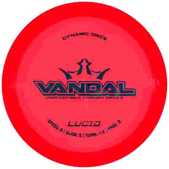 Dynamic Discs Vandal, Lucid, Fairway Driver, 9/5/-1,5/2 Red-Metallic Green, 174 g