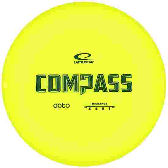 Latitude 64° Compass, Opto, Midrange Driver, 5/5/0/1 Yellow-Metallic Turquoise 175 g