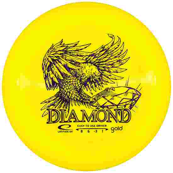 Latitude 64° Diamond, Gold, Fairway Driver, 8/6/-3/1 Yellow Met. Purple 156 g