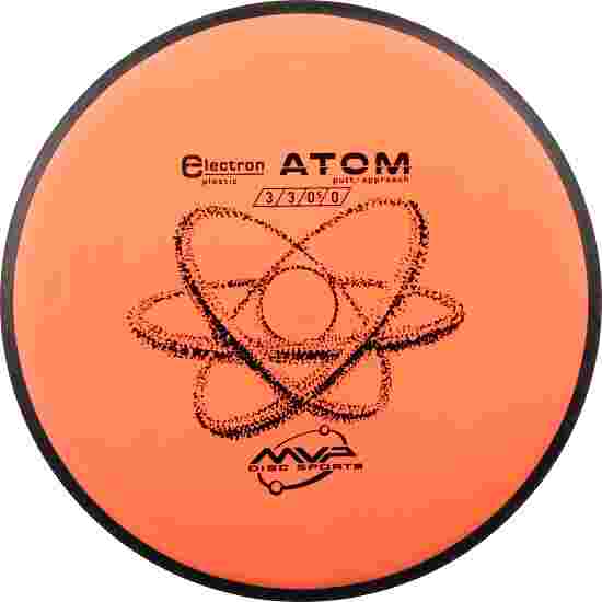 MVP Disc Sports Atom, Electron, Putter, 3/3/-0.5/0 171 g, Peach