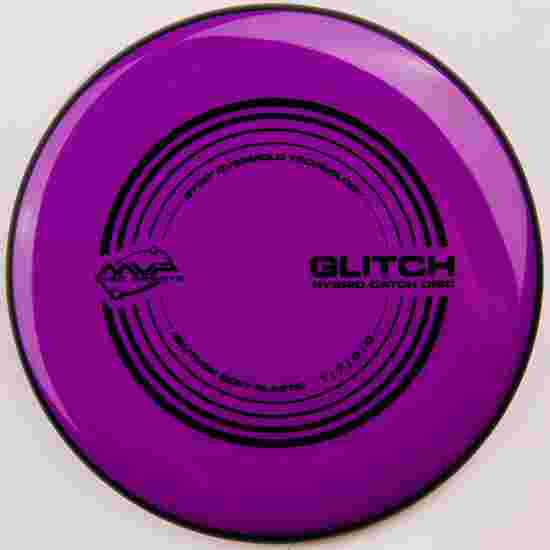 MVP Disc Sports Glitch, Neutron Soft, Hybrid Catch Disc, 1/7/0/0 140-144 g, 143 g, Purple