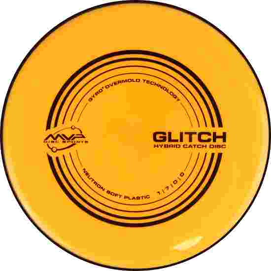 MVP Disc Sports Glitch, Neutron Soft, Hybrid Catch Disc, 1/7/0/0 150-155 g, 151 g, Sun