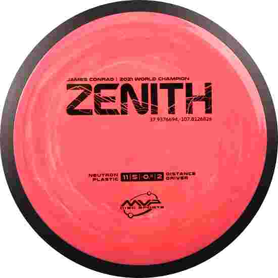MVP Disc Sports Zenith James Conrad, Neutron, Distance Driver, 11/5/-0.5/2 170-175 g, 170 g, Melon