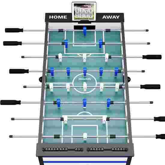 Sportime Tischkicker &quot;Connect &amp; Play&quot; Korpus Blau-Weiß, Figuren Blau-Weiß, Special Edition