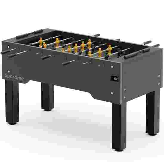 Sportime Tischkicker Hurricane Platinum Grey, Spielfeld: Grau, Yellow Hurricane vs. Black Hurricane