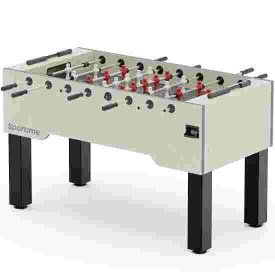 Sportime Tischkicker Match Hamilton White, White Guardian vs. Red Dragon, Spielfeld: Grau