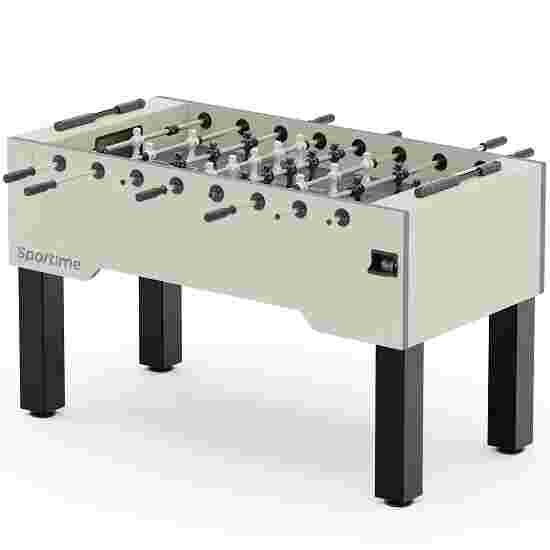 Sportime Tischkicker Match Hamilton White, White Guardian vs. Black Dragon, Spielfeld: Grau