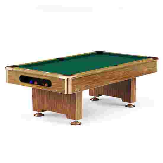 Stradivari Billardtisch &quot;Club Pro&quot; in Eiche Natur 7 ft (Spielfeld 198x99 cm), Anti-Fleck Grün