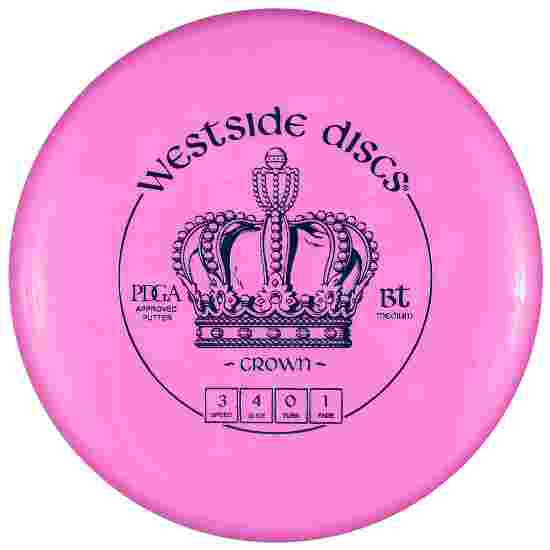 Westside Discs Crown, BT Medium, Putter, 3/4/0/1 Pink-Metallic Blue 176 g