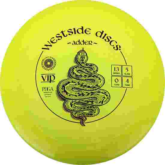 Westside Discs Distance Driver, VIP Adder - First Run, 13/5/0/4 171 g, Yellow