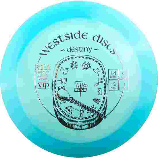 Westside Discs Distance Driver, VIP Destiny, 14/6/-2/3 169 g, Turquoise