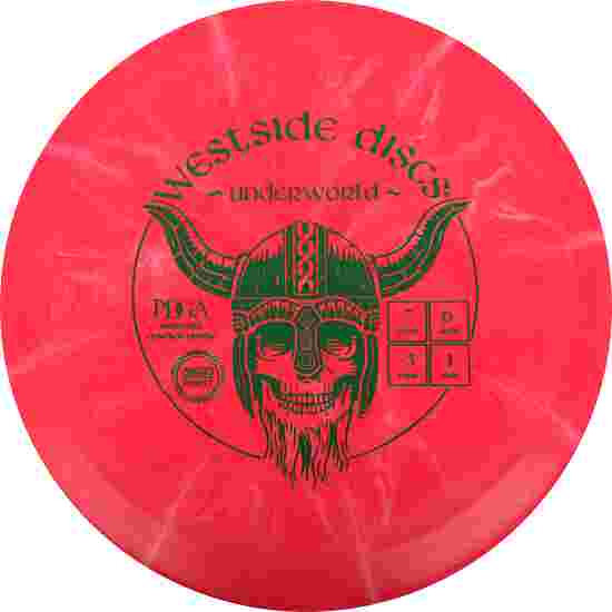Westside Discs Fairway Driver, Origio Burst Underworld, 7/6/-3/1 170-175 g, 173 g, Red