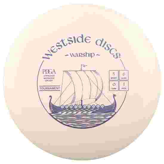 Westside Discs Warship, Tournament, Midrange, 5/6/0/1 180 g, White