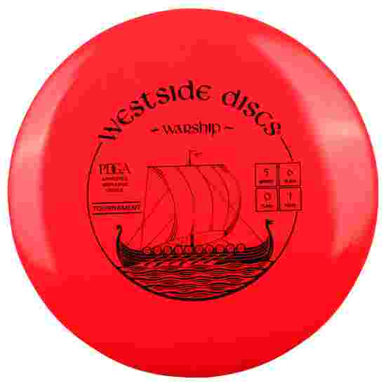 Westside Discs Warship, Tournament, Midrange, 5/6/0/1  175 g, Red