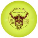 Westside Discs Underworld, VIP, Fairway Driver, 7/6/-3/1 Glitter Yellow-Metallic Pink 170 g