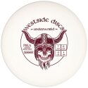Westside Discs Underworld, Tournament, Fairway Driver, 7/6/-3/1 White-Metallic Pink 168 g