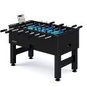 Sportime Tischkicker "Connect & Play" Schwarz - Blau, Schwarz