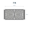 Sportime 7/8ft Airhockey-Tisch "Blue Thunder" 7 ft (213x112 cm) Spielfeld