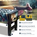 Sportime Tischkicker "Connect & Play" Schwarz-Weiß, Hamilton White