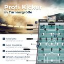 Sportime® Tischkicker "Connect & Play" Schwarz-Weiß