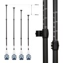 Sportime SUP Carbon Fiberglas Paddel Dunkelblau