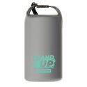 Sportime SUP Dry Bag "Stand Up" Grau, 10 Liter
